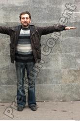 Whole Body Man T poses Casual Average Street photo references